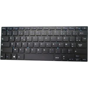 Laptoptoetsenbord voor Thomson NEO14C-4WH64 NEO14C-4BL64 NEO14C-4SL64 NEO14C-4BK64 NEO14C-4GR64 Zwart zonder frame Frankrijk FR(NEO14C-4BK64)