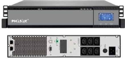 Phasak - PH 9320 - Online Uninterruptible Power Supply - Kunststof - 2000 VA