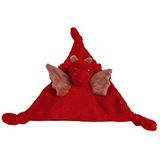 Draak Tine Knuffoeldoekje - Rood - Baby cadeau