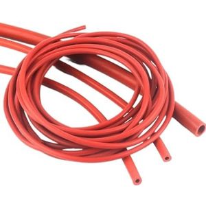 2 m/set I.D2 ~ 32 mm Oranje Rode Siliconen Buis Hittebestendige Auto Brandstoftank Pijp Vacuüm Koeling Buis Luchtpomp Zachte Rubberen Slang voor Motoren, Auto (5M_10X12MM)