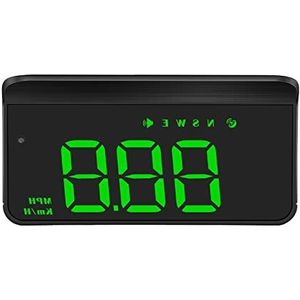 Head - Head Up Display - Groen - Auto Alarmsysteem - GPS Snelheidsmeter