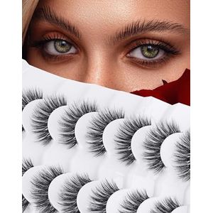 Valse ENatural Wimpers 3D Faux Mink Wimpers 7 Paren Volume Wimpers DJ-20