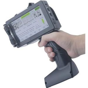 Handheld Inkjet Printer 40 Taal Vervaldatum Label Draagbare Variabele Print 600 DPI Intelligente Inkjet Printer Machine Breed printmateriaal(1set with 4Black Ink)