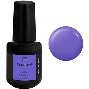 DIDIER LAB BBIO Builder Gel in a Bottle - Violet Iris - Schone formule vrij van HEMA en TPO - Zelfnivellerende opbouwgel voor gelnagels - LED UV-gel ter versterking van nagels - 15ml