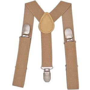 NestNook Kinderbretels Y-vormige kinderbretels voor jongens en meisjes, Kaki, Eén Maat