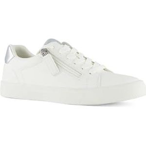 Tamaris dames sneakers met rits wit - Wit - Maat 42 EU