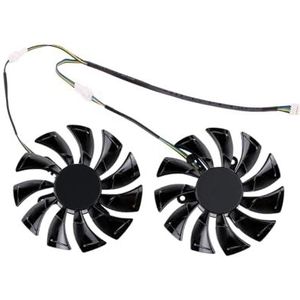 87MM GA92S2U Koelventilator Voor ZOTAC voor GeForce RTX 2080 Ti AMP Editie 2070 2060 SPUER Koeler GFY09215M12SPA(Black 2-Fan)