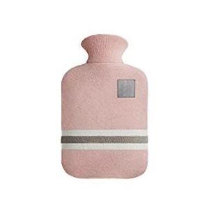 DieffematicRSD Warmwaterkruik Dikke warmwaterkruik winter thermische waterzak draagbare rubberen warmwaterzak gevuld met boiler warmwaterkruik (Color : Pink, Size : 2000ml)
