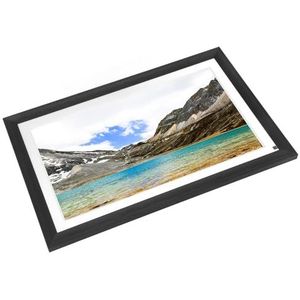 Digitale Fotolijst 100-240V Elektrisch Album 15,6 Touchscreen HD IPS Paneel Foto Auto Roterende Houten Lade voor Slaapkamer (EU-stekker)