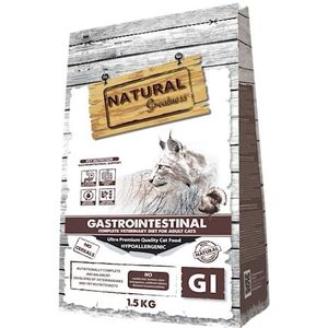 Natural Greatness Dierenartsvoer, gastro-intestinale kat, 100% natuurlijk, graanvrij, zak, 1,5 kg