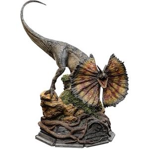 Iron Studios Jurassic World De wereld volgens beeldje 1/10 Art Schaal Dilophosaurus 13 cm