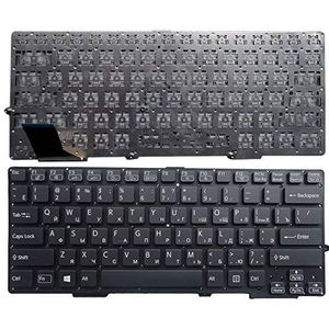 Laptoptoetsenbord voor SONY voor SVS13 SVS1311 SVS131 SVS13118 SVS13128 S13118ECB S13128CCW S13118ECW RU zonder frame zwart(Black)