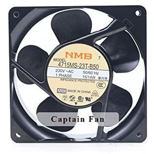 4715MS-23T-B50 A00 NMB Ventilator 230VAC 12038 15/14W Axiale Koelventilator voor UPS/Kabinet