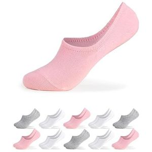 Occulto - Susi - Onzichtbare Sokken - Wit - Pak van 10