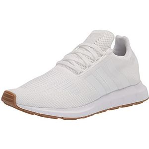 adidas Originals Men's Swift Running Shoe, White/White/Gum, 12