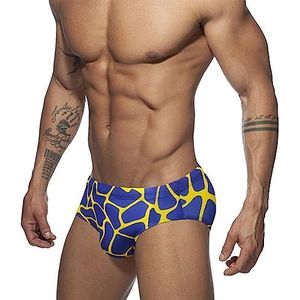 Heren Zwemkleding Slips | Sexy Slip Heren - Sexy mannelijk ondergoed om te zwemmen, surfen en watersporten Lichte en ademende stof met niet-vervagende onregelmatige lijnenprint Ideaal voor Ingyun