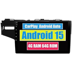 RoverOne Auto Stereo CarPlay Hoofd Unit voor Honda Fit 3 Jazz III 2013-2020 Android Auto Touchscreen Sat Navi Bluetooth WiFi Radio Speler