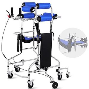 Staande Rollator, Looprek Met Zitje, Mobiliteitshulpmiddel Voor Senioren Met Een Handicap, 8 Wielen + Handrem, Voorkomen Achterover Kantelen En Kantelen, In Hoogte Verstelbaar,Female