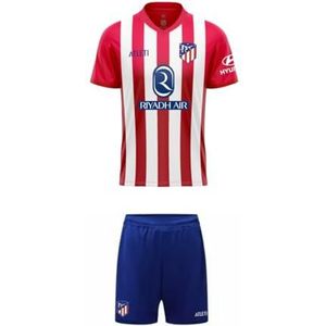 Atletico de Madrid Shirt en broek, thuisshirt van het seizoen 2023-2024, officiële replica, kinderen (6 jaar)