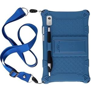 Geschikt for Lenovo Tab M9 2023 TB-310FU TB-310XU 9 inch Tablet Schokbestendig Kids Stand Cover Case(Color:Dark Blue)