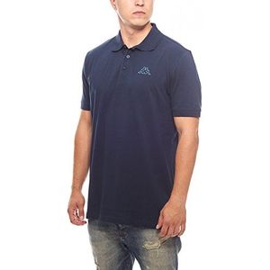 Kappa Peleot Poloshirt, Mannen, Polo Peleot Shirt, Blauw (Marine), M