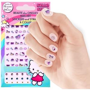 Hello Kitty Nagelstickers - Zelfklevend - Hello Kitty Nagelstickers - Nail Art Stickers - Decals - Geschenken voor Meisjes Kinderen - Verjaardagsgeschenken - Nagel Decoratie