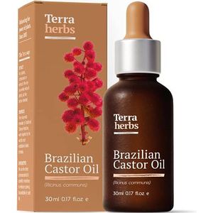 100% pure ricinusolie uit Brazilië - 76% meer vochtverzorging - met de hand geoogst - 3 x sterker met Terra-distill duurzame productie - GMO- en conserveringsmiddelvrij