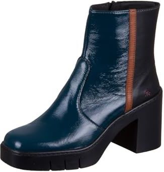 Art - 1197412VI003_0MU - Leren Enkellaarsjes - Beige - 8 tot 10 cm Hakhoogte - Ritssluiting