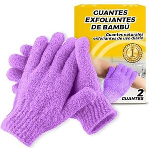 Lichaamscrubhandschoen [2 stuks] lichaamsspeeling-spons voor een zachte en stralende huid, lichaamspeeling-handschoenen, ideaal voor benen en lichaam, complete lichaamsverzorgingsset.