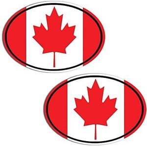 Vinyl Canadese vlag Canadese sticker autosticker sticker auto moto motorfiets helm raam tuning B 203