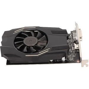 BROLEO Gaming Videokaart, 4GB Desktop Grafische Kaart DVI HD Output PCI Express X4 3.0 voor Computer