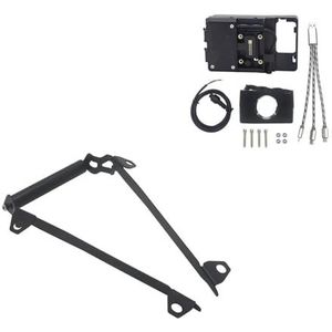 Navigatiebeugelbord GPS Voor Ducati Voor Multistrada V4 S V4S 2021 Motorfiets Mobiele Telefoon Gps Mount Navigatie Beugel Usb En Draadloos Opladen Stand Navigatie beugel(22mm USB Stand)