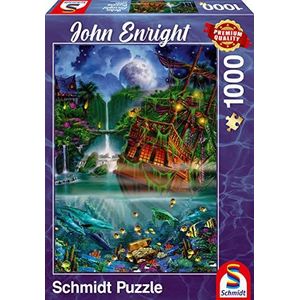 Schmidt CGS_59685 John Enright: Sunken Treasure (1000pc) Puzzle, Multicolor