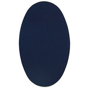 6 ijzeren kniebeschermers. Elleboogbeschermers om uw kleding te beschermen en reparatie van broeken, jassen, truien, overhemden. 16 x 10 cm (Licht marine)