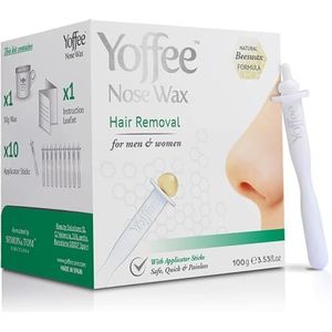 Originele Yoffee Neuswasset voor mannen en vrouwen Natuurlijke bijenwas en aloë vera Gemakkelijk en snel met 10 herbruikbare neuswasapplicatorsticks Neusontharingswas