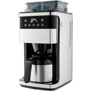 Koffiezetapparaat met molen MD 19911 | 8 maalstanden | waterreservoir van 1 liter | thermoskan | timerfunctie