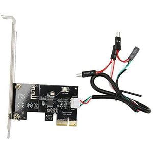 Computer Power Reset Switch PCIE-kaart, Power Reset Switch PCIE-kaart Eenvoudig Te Gebruiken Verdikte Gouden Pin voor Desktop