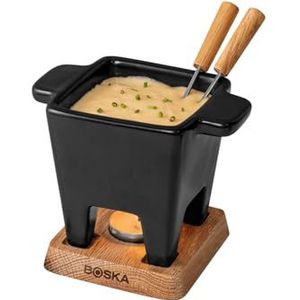 Boska Tapas Fondue Nero - Kaas fondue - voor 200 ml Kaasfondue - 300 ml