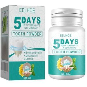 Premium Tandenbleekpoeder - Natuurlijke Tandreiniger For Het Verwijderen Van Vlekken, Een Frisse Mond En Een Diepe Reiniging - Veilig For Glazuur En Tandvlees(1PCS)