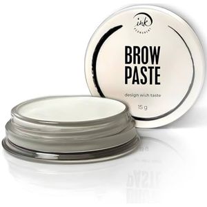 Wenkbrauw Witte Mappingspasta Brow Paste [Grote 15g Fles] Wenkbrauw Mappingspasta, Contourpasta voor Microblading en PMU Benodigdheden, Wenkbrauwontwerp, teken of schets de vorm