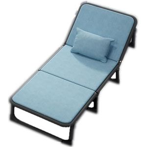 Opklapbed Opvouwbaar laken Enkele fauteuil Dutje Bed Kantoor Dutje Bed Multifunctioneel Draagbaar Eenvoudig opvouwbaar vrijetijdsbed voor Buitenreizen Thuiskantoor (Color : 2, Size : A)