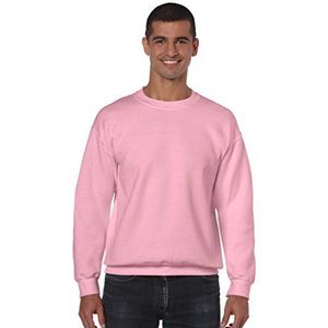 Gildan 50/50 Adult Crewneck Sweat Sweatshirt heren, Roze (Lichtroze), XL