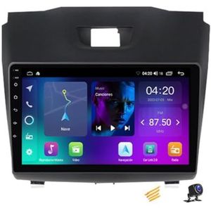 ZARAPLUS Android 14 Autoradio Multimediaspeler Met Navigatie Compatibel Met Isuzu D-Max 2015~2018 9 Inch Touchscreen Autoradio Voor 4G/WIFI/FM/SWC/DSP/Android Auto/Carplay,NF2