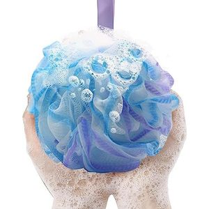 Loofahs | Schoonmaken Loofahs Body Scrubber Soft Mesh Shower Puff Bath Sponge,Soft Mesh Shower Puff Stijlvolle met hoge dichtheid Gebruik spons voor lichaamswas, badkamer