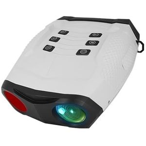 Nachtkijker, 4K HD Digitaal infrarood nachtzichtapparaat Weinig licht Full Color 48MP Foto 600M Volledig donkere kijkkijker for kamperen Jagen HD-observatie buiten zoeken(White)