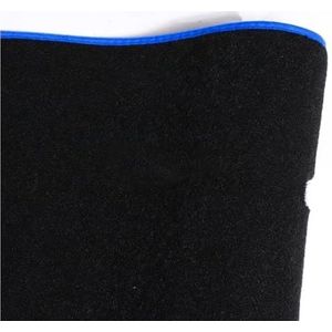 Beschermend kussen Antislipmat Voor Dashboard Zonneklep Dashboardbeschermer Tapijt Voor Hyundai Voor Creta Ix25 2014-2019(Blu,RHD)