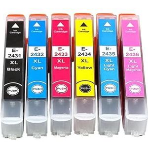 Inktpatroon for Expression XP55 XP750 XP760 XP850 XP860 XP950 XP960 XP970 XP-55 XP-750 XP-760(1SET(6PC))