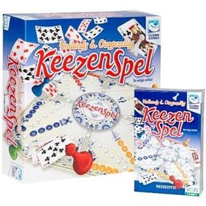 Clown Games Keezenspel / Keezen - Bordspel + Reiseditie - Bundelpakket