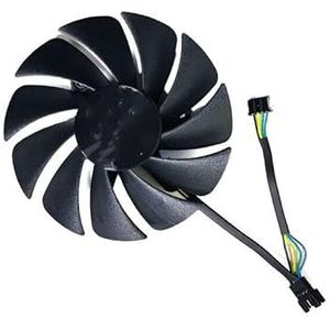 Nieuw 8 8 mm 42 mm 100 mm 40 mm 4- Pin DC 12V RTX 3070 Ti grafische fan for Zotac GeForce RTX 3070 Tweelingrand RTX 3070 Ti GPU Koelventilator (Color : 1Pcs 88MM)