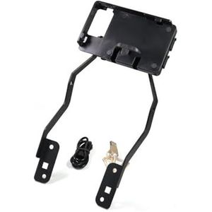 Telefoon Mount KUIPBEUGEL Motorfiets GPS-navigatiebeugelkit Ondersteuning Draadloos Opladen Telefoonhouder Voor BMW F900XR F 900 XR F 900 2020 2021 2022 2023 2024 GPS Navigatiehouder(Kleur:USB Chargin